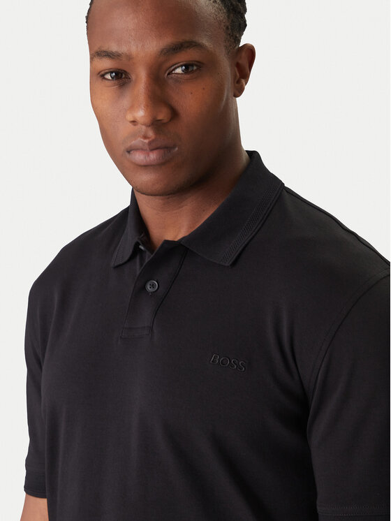 BOSS BOSS Poloshirt Pe_Interlock 50520109 Schwarz Regular Fit
