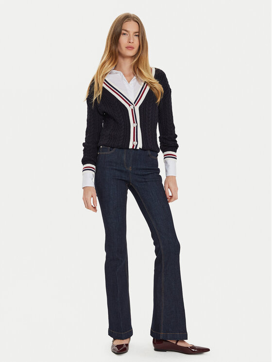 Motivi Motivi Kardigán M4266000721N Sötétkék Regular Fit