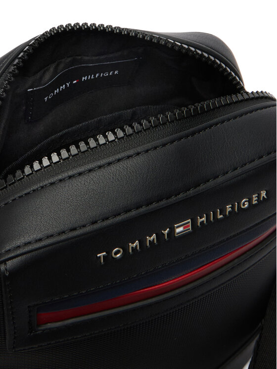 Tommy Hilfiger Tommy Hilfiger Torbica za okrog pasu Th Foundaiton Mini Reporter AM0AM14156 Črna