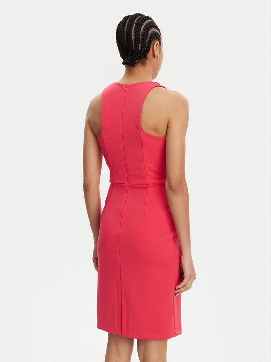 Rinascimento Rinascimento Sukienka koktajlowa CFC0123794003 Różowy Regular Fit