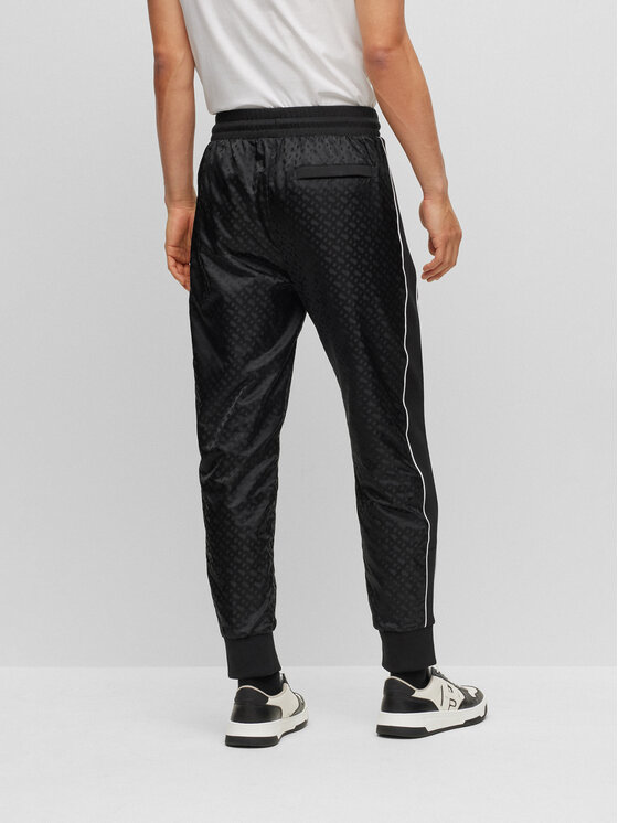 BOSS Boss Spodnji del trenirke Lamont 128 50494075 Črna Regular Fit