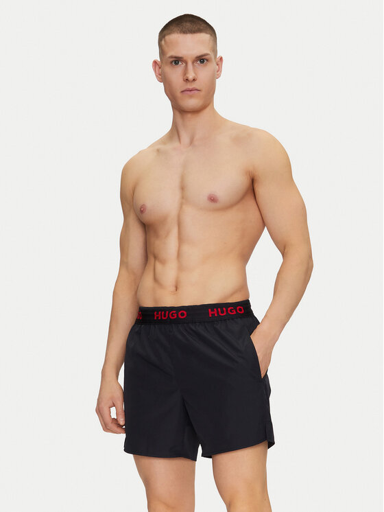 HUGO HUGO Шорти для плавання Tap 50534495 Чорний Regular Fit