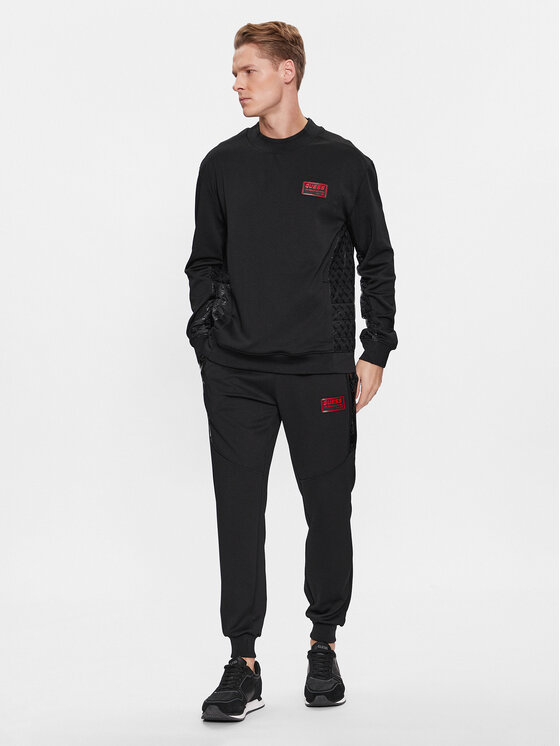 Guess Guess Суитшърт Gaston Z4RQ01 KBO62 Черен Regular Fit