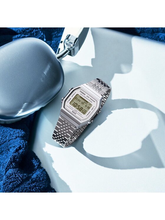 Casio Casio Zegarek 4549526428883 Srebrny