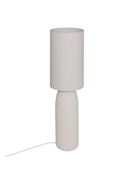 MIAhome MIAhome Lampa stojąca podłogowa kamionkowa Keyah 111 cm Biały