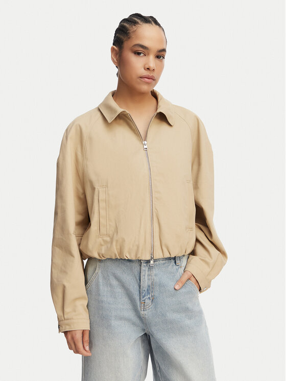 HUGO HUGO Prijelazna jakna Antima-1_B 50563266 Bež Relaxed Fit