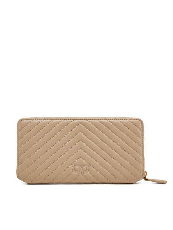 PINKO PINKO Große Damen Geldbörse Ryder Zip Around AI 24-25 PCPL 100250 A0GK Beige