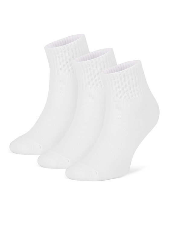 Sprandi Súprava 3 párov kotníkových ponožiek unisex 0UB-004-AW24 (3-PACK) Biela