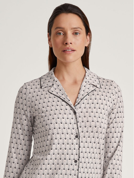 Calida Calida Koszula nocna 36055 Beżowy Comfortable Fit