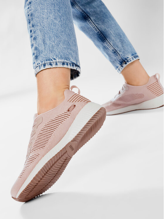 Skechers Skechers Sneakersy BOBS SPORT Glam League 31347/BLSH Różowy