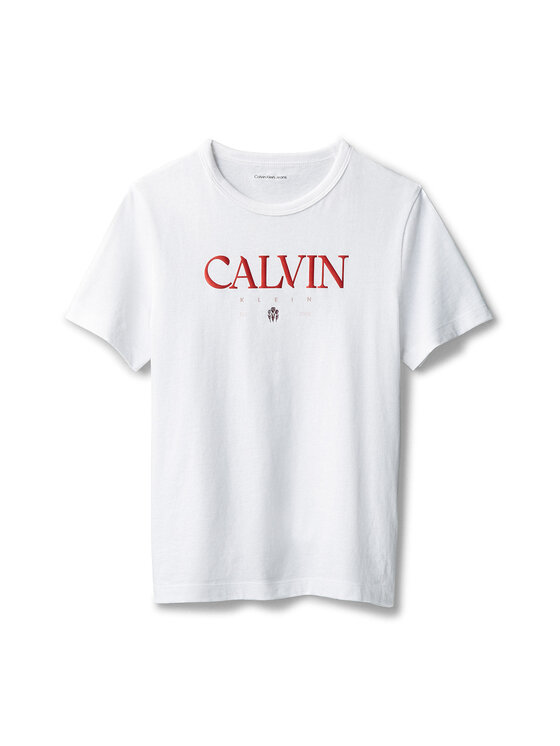 Calvin Klein Jeans Calvin Klein Jeans T-krekls IG0IG03060 Balts Regular Fit