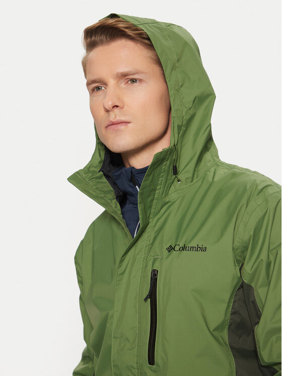 Columbia Columbia Дощовик Pouring Adventure™ III 2117171 Зелений Regular Fit