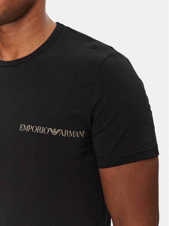 Emporio Armani Underwear Emporio Armani Underwear Komplet t-shirt majic﻿ EM000391 AF10779 MC108 Črna Regular Fit