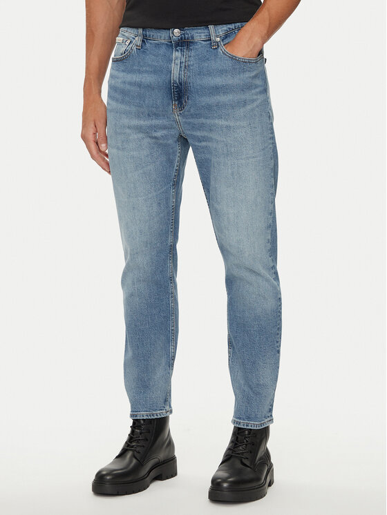 Calvin Klein Jeans Džinsi J30J325998 Zils Tapered Fit