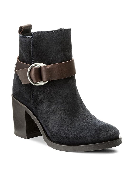 Tommy Hilfiger Tommy Hilfiger Členková obuv DENIM Ivy 16C FW0FW01941 Tmavomodrá