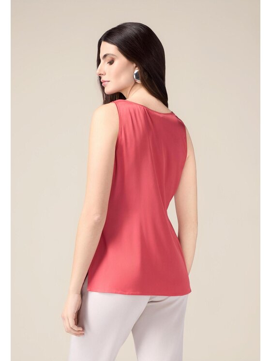 Oltre Oltre Bluzka 2451J000675N022 Czerwony Regular Fit