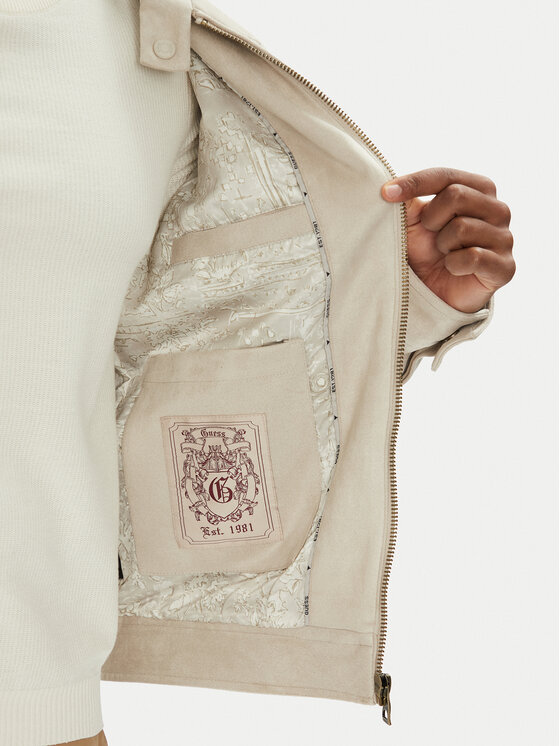 Guess Guess Преходно яке M5YL02 W0252 Бежов Regular Fit