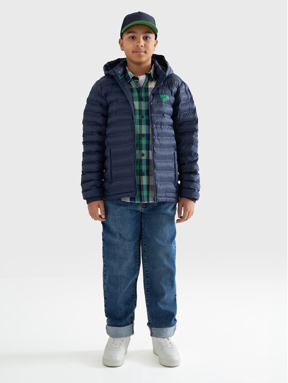 BIG STAR BIG STAR Kurtka zimowa ACARFIN Granatowy Basic Fit