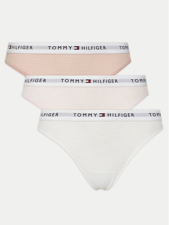 Tommy Hilfiger Komplet 3 par stringów UW0UW05532 Kolorowy