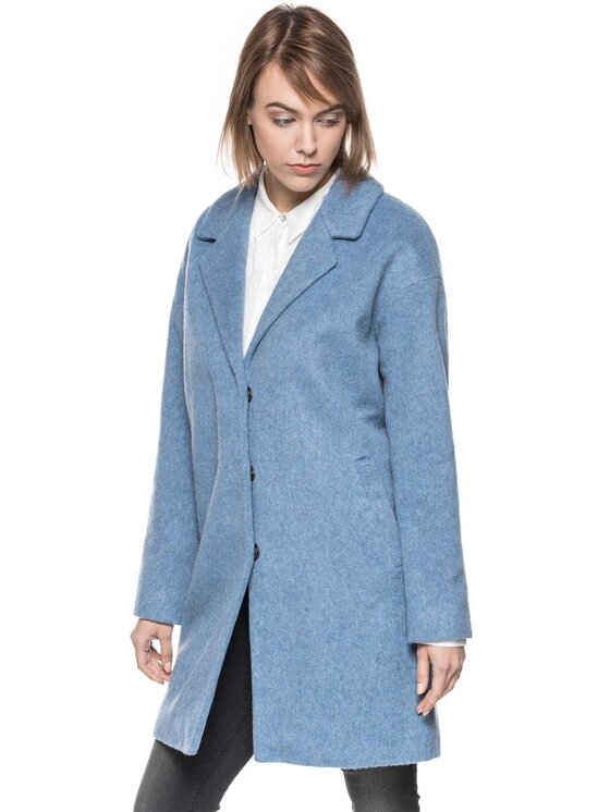 Tom Tailor Tom Tailor Cappotto COAT EGG SHAPE Blu Regular Fit