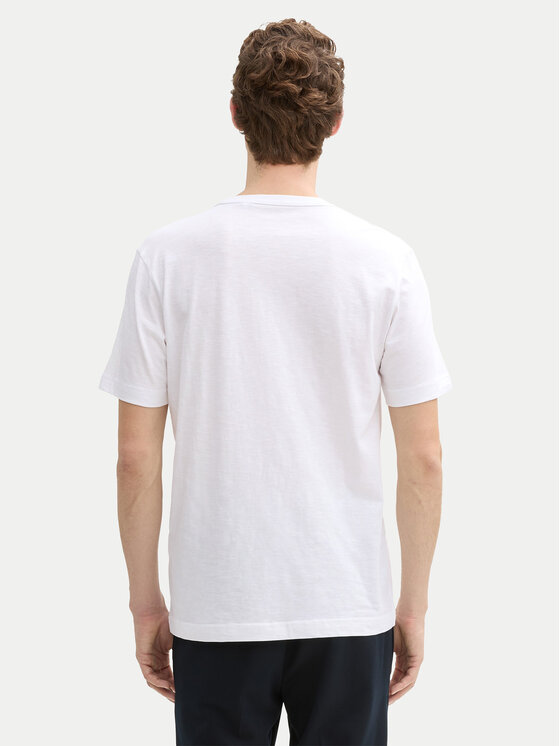Tom Tailor Tom Tailor Tricou 1045627 Alb Regular Fit
