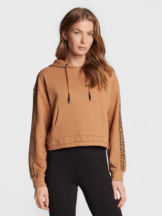 Brave Soul Brave Soul Mikina LSS-69EIRA Hnedá Regular Fit