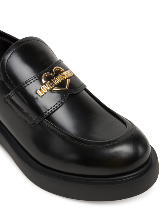 LOVE MOSCHINO LOVE MOSCHINO Loafersy JA10404G1NJD000041 Czarny