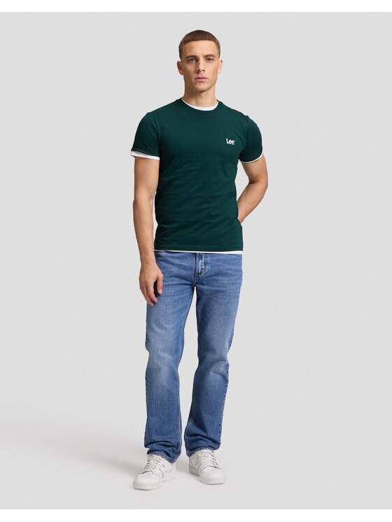 Lee Lee T-Shirt MULTI PACK CREW Niebieski Regular Fit