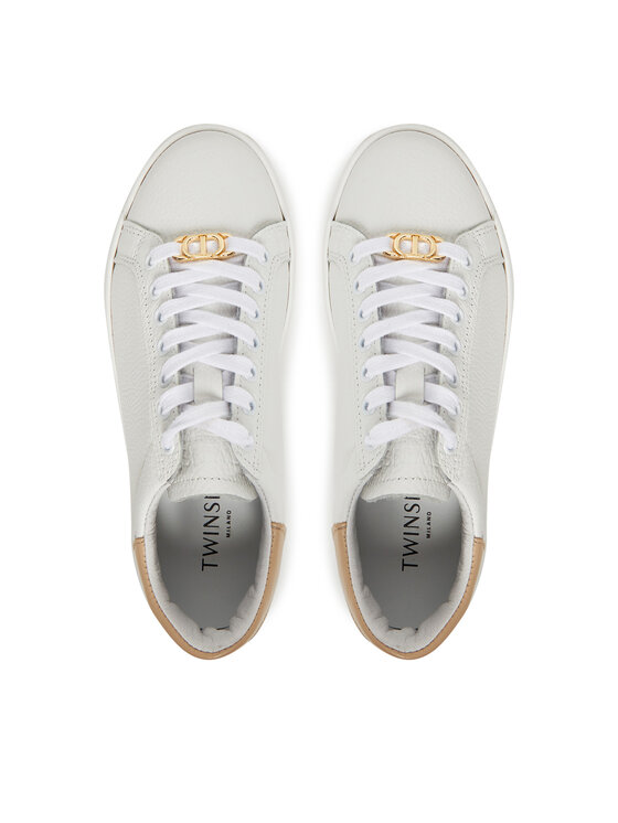 TWINSET TWINSET Sneakersy 251TCP048 Biały