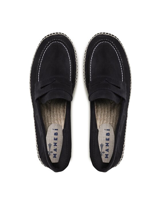 Manebi Manebi Espadryle Loeafers Espadrilles K 1.5 Granatowy