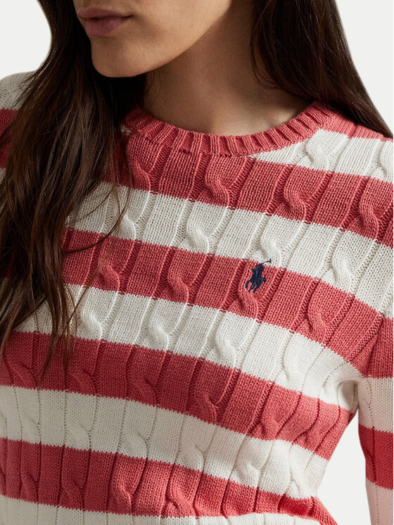 Polo Ralph Lauren Polo Ralph Lauren Džemper 211965754001 Ružičasta Slim Fit