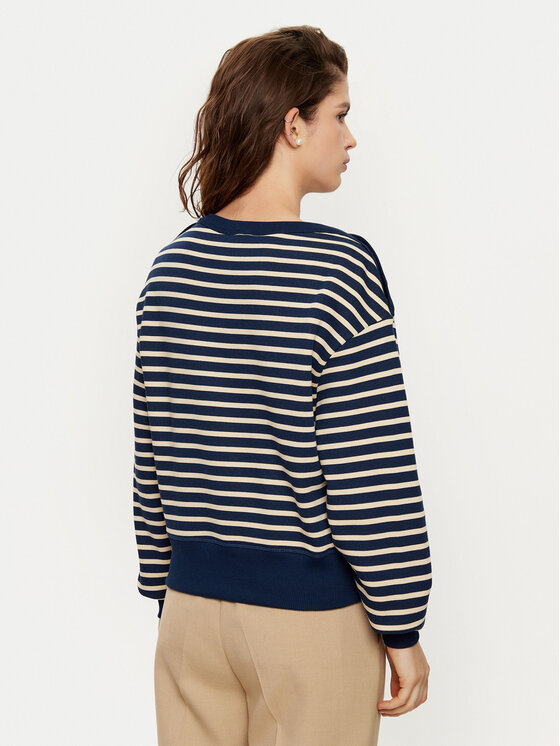 Tommy Hilfiger Tommy Hilfiger Bluză WW0WW44447 Bleumarin Relaxed Fit