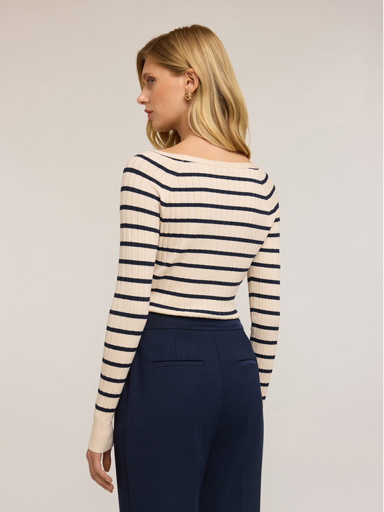 Motivi Motivi Maglione M361W003444N0S1 Crema Slim Fit