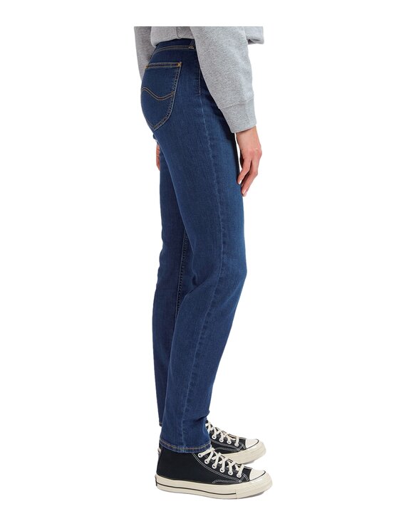 Lee Lee Jeansy 112376636 Granatowy Regular Fit