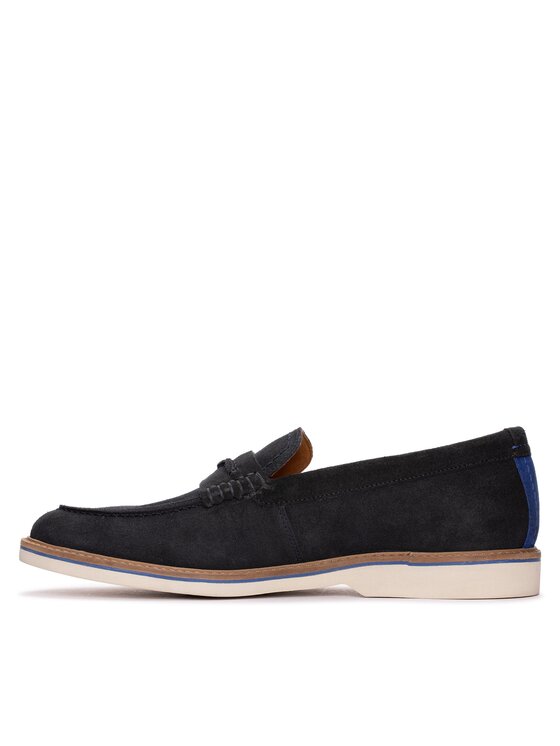 Clarks Clarks Loafers Atticus LTSlip 26172441 Blu scuro