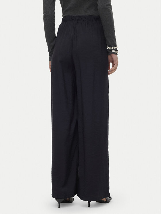 Vero Moda Vero Moda Hlače iz tkanine Josie 10303759 Črna Wide Leg