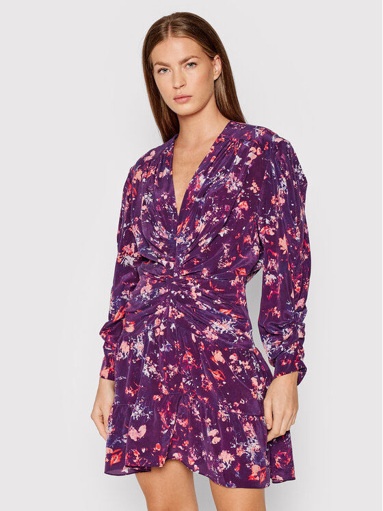 IRO Rochie de zi Diplo Violet Regular Fit Diplo imagine noua