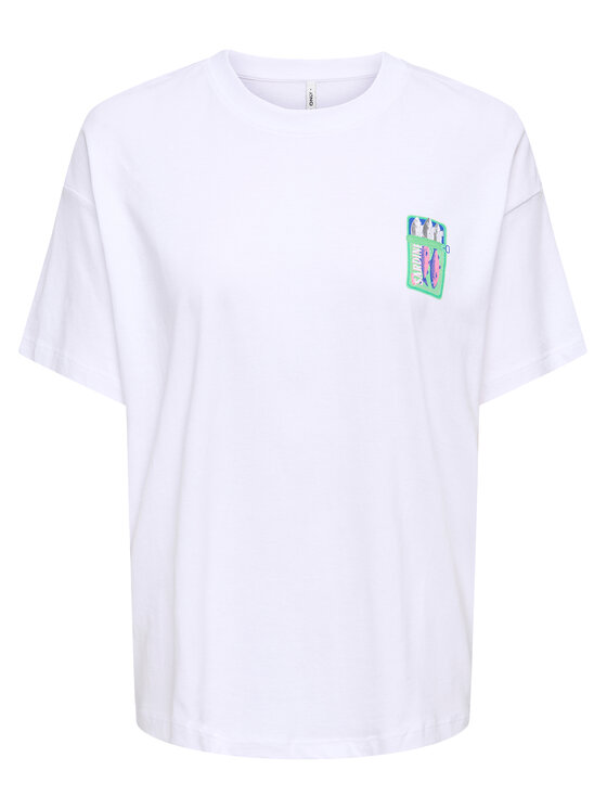 ONLY ONLY T-Shirt Vivvi 15346761 Ανοιχτό κίτρινο Regular Fit