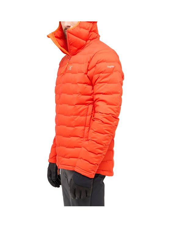 Haglöfs Haglöfs Kurtka puchowa Spitz Down Hood Men Pomarańczowy Active Fit