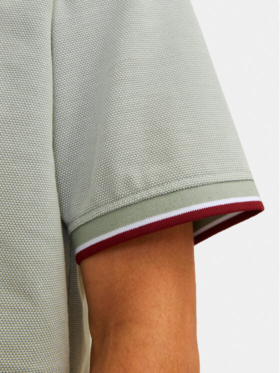 Jack&Jones Jack&Jones Тениска с яка и копчета Bluwin 12169064 Сив Regular Fit