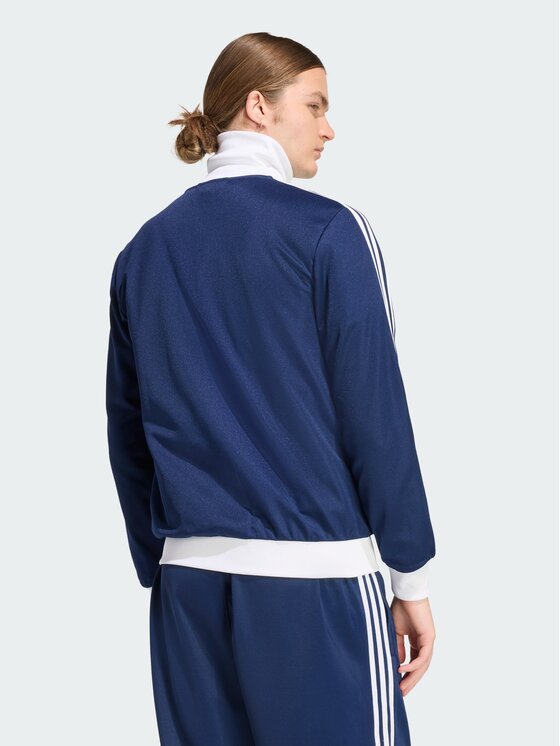 adidas adidas Bluza CLASSIC Błękitny Slim Fit