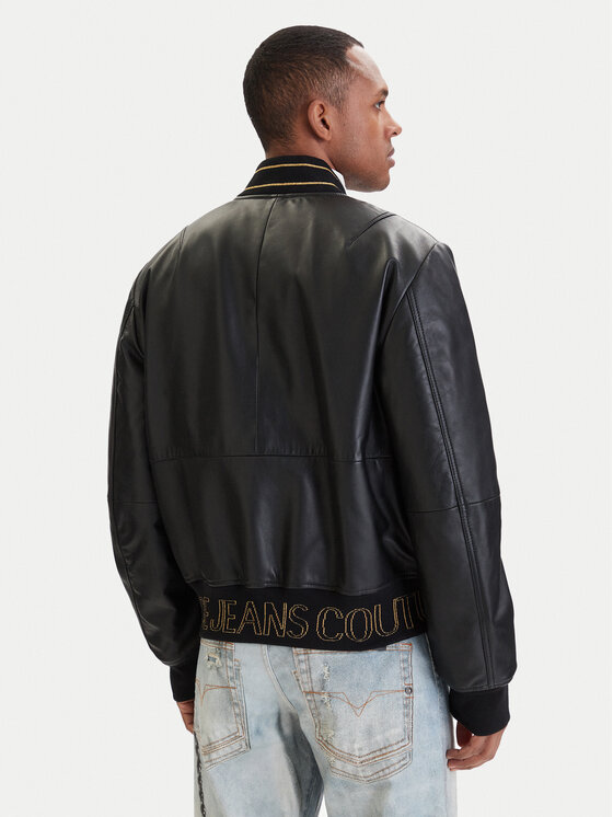 Versace Jeans Couture Versace Jeans Couture Giacca di pelle 80GAVP06 CPPS3 Nero Regular Fit
