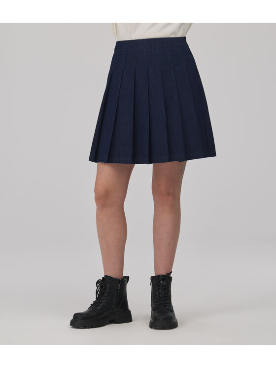 Lee Cooper Lee Cooper Spódnica jeansowa LOAN Niebieski Regular Fit