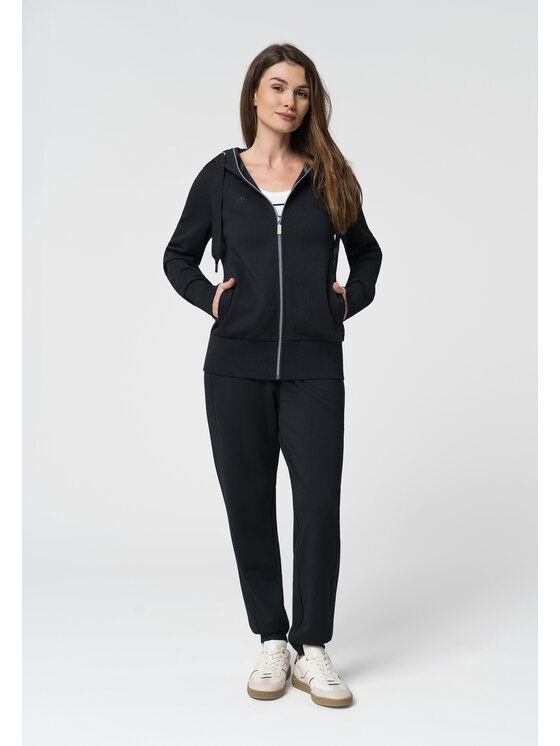 Volcano Volcano Bluza B-ALEXA Czarny Regular Fit