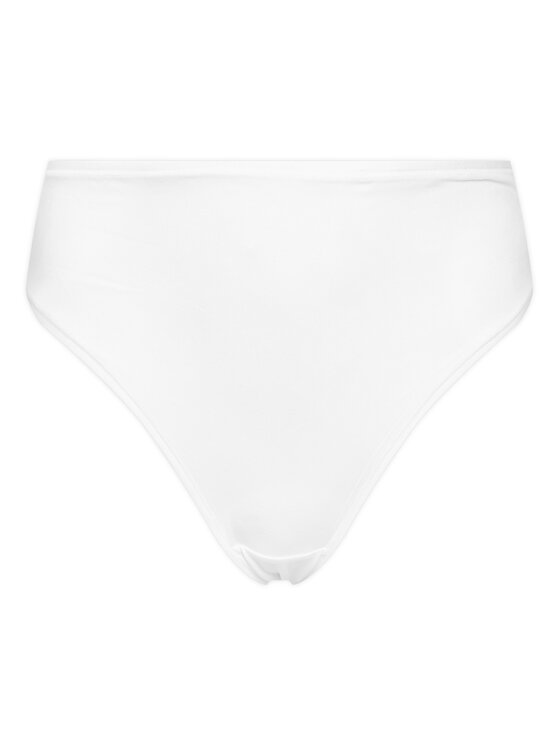 Hunkemöller Hunkemöller Klasikinės kelnaitės aukštu juosmeniu 302036 Balta