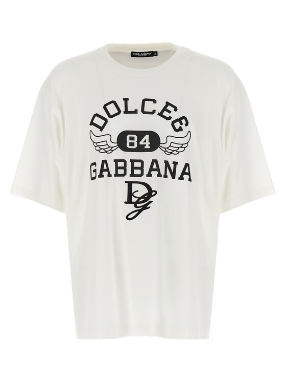 Dolce&Gabbana Dolce&Gabbana T-Shirt G8PN9Z Biały Regular Fit