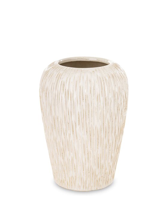 MIAhome MIAhome Wazon osłonka ceramiczna FIBI-3 Biały