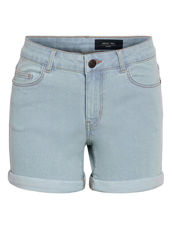 Noisy May Noisy May Szorty jeansowe Debby 27032491 Niebieski Slim Fit