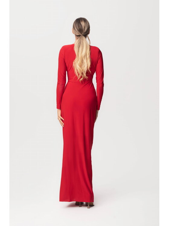 Aurora Aurora Sukienka koktajlowa Brigette Czerwony Curvy Fit