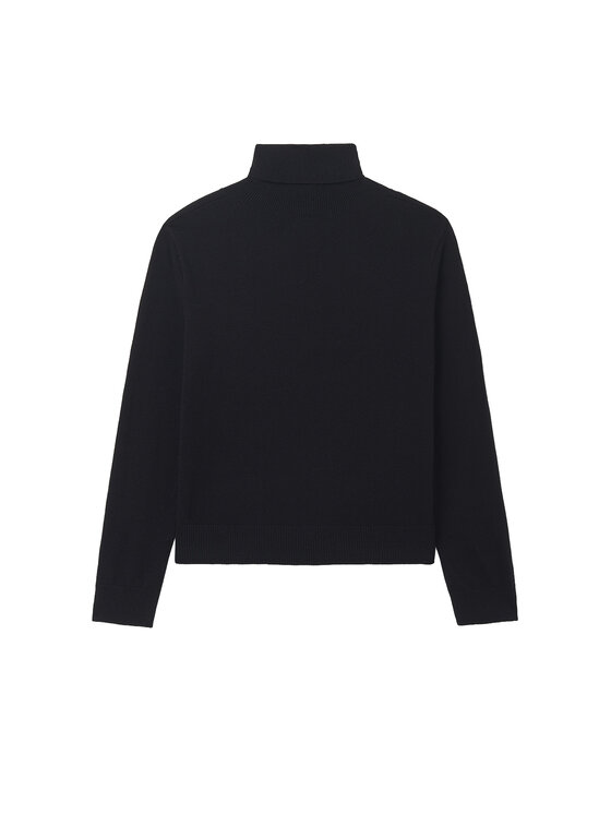 Mayoral Mayoral Rollkragenpullover 345 Schwarz Regular Fit